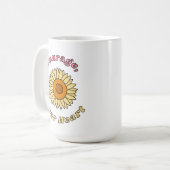 Courage Sehr geehrte Herz-Tasse Kaffeetasse (Vorderseite Links)