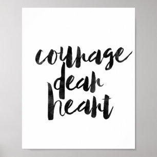 Courage Sehr herzlich Poster