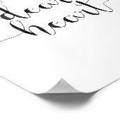 Courage Sehr herzlich Poster (Ecke)