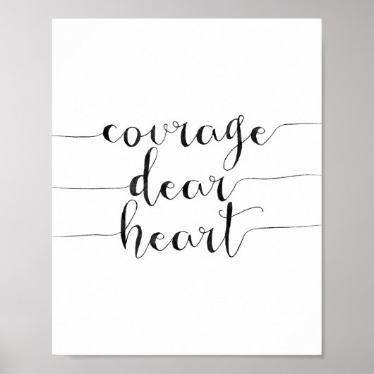 Courage Sehr herzlich Poster (Vorne)