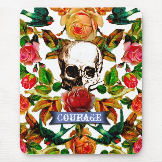 Courage Skull Mousepad (Vorne)