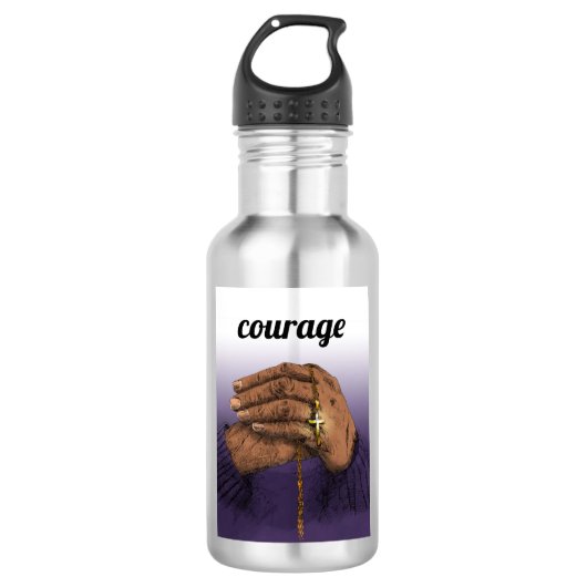 Courage Stainless Steel Wasserflasche (Vorderseite)