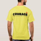 COURAGE T - Shirt (Rückseite)