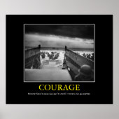 Courage — Tagesdruck Poster (Vorne)