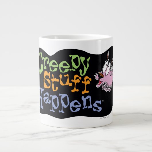 Courage the Cowardly Dog | Creepy Stuff Happens Jumbo-Tasse (Vorderseite)