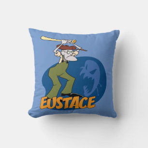 Courage the Cowardly Dog Eustace Graphic Kissen