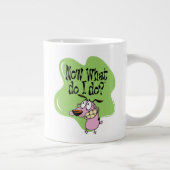 Courage the Cowardly Dog | Now What Do I Do? Jumbo-Tasse (Rechts)