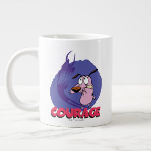 Courage the Cowardly Dog   Shadow Graphic Jumbo-Tasse