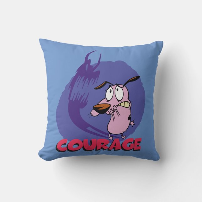 Courage the Cowardly Dog | Shadow Graphic Kissen (Vorderseite)