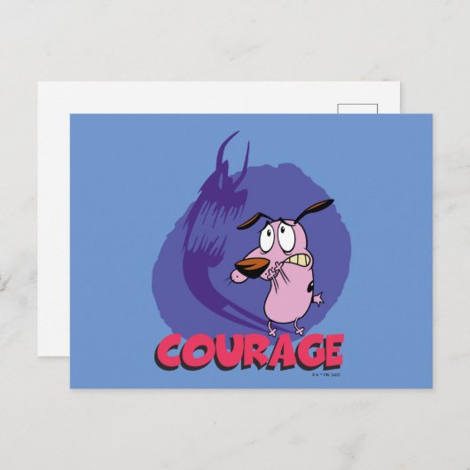 Courage the Cowardly Dog | Shadow Graphic Postkarte (Vorne/Hinten)