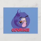 Courage the Cowardly Dog | Shadow Graphic Postkarte (Vorderseite)