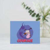 Courage the Cowardly Dog | Shadow Graphic Postkarte (Stehend Vorderseite)