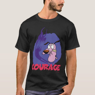 Courage the Cowardly Dog Shadow Graphic T-Shirt