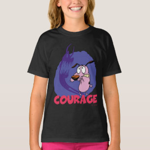 Courage the Cowardly Dog   Shadow Graphic T-Shirt
