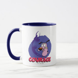 Courage the Cowardly Dog   Shadow Graphic Tasse