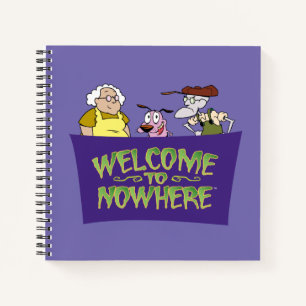 Courage the Cowardly Dog Welcome To Nowhere Notizblock