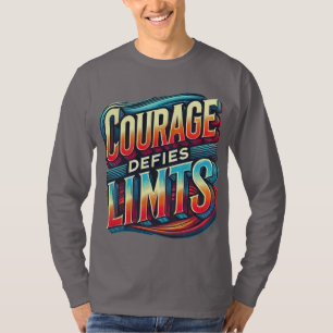 Courage trotzt Grenzen lange Ärmel T-Shirt