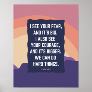 Courage WCDHT 11"x 14" Kunstdruck Poster