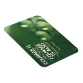 "Courage" Winston Churchill Inspiration Zitat Magnet (Rechte Seite)