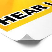 Courage Wolf Crush Enemies Poster (Ecke)