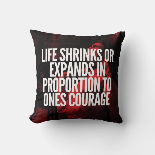 Courage - Workout Motivierend Kissen (Vorderseite)