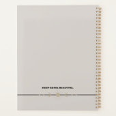 Courageous & Inspired Rainbow Leopard Planner Planer (Rückseite)