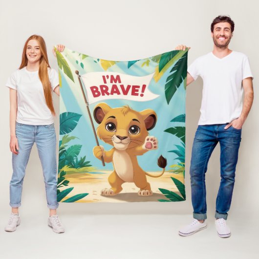 Courageous Little Dog with a Bandage Fleecedecke (Beispiel)