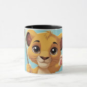 Courageous Little Dog with a Bandage Tasse (Zentrum)