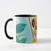 Courageous Little Dog with a Bandage Tasse (Links)