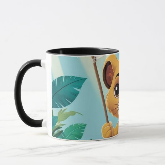 Courageous Little Dog with a Bandage Tasse (Links)