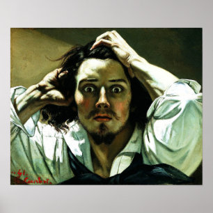 Courbet, das Poster des verzweifelten Mannes