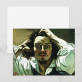 Courbet, die Verzweiflung als Postkarte (Vorne/Hinten)
