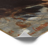Courbet - Jo Das schöne irische Mädchen Poster (Ecke)