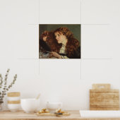 Courbet - Jo Das schöne irische Mädchen Poster (Küche)
