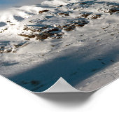 Courchevel 1850 3 Valleys Französische Alpen Frank Poster (Ecke)