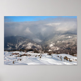 Courchevel 1850 3 Valleys Französische Alpen Frank Poster
