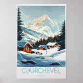 Courchevel France Poster (Vorne)
