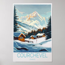 Courchevel France Poster