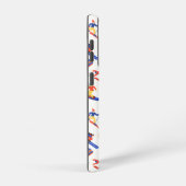 Courchevel France Ski Snowboard Pattern Samsung Galaxy Hülle (Rechte Seite)