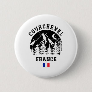 Courchevel Frankreich Alpen Skigebiet Alpen Button