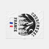 Courchevel Frankreich Alpen Skigebiet Alpen Fleecedecke (Vorderseite (Horizontal))