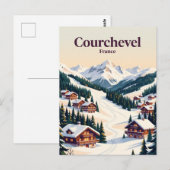 Courchevel Frankreich Postkarte (Vorne/Hinten)