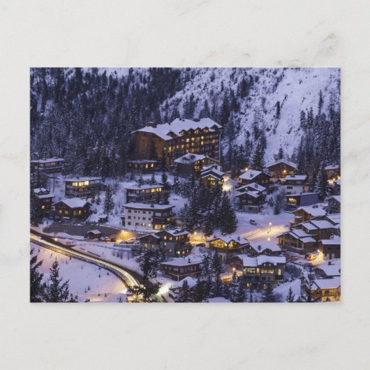 Courchevel, Frankreich Postkarte (Vorderseite)