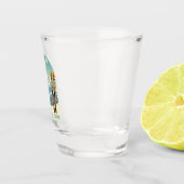 Courchevel Frankreich Urlaub Après Ski-Glas Schnapsglas (Rechts)