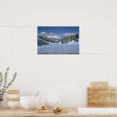 Courchevel, Frankreich, Zuhause des Skiareals Tree Poster (Küche)