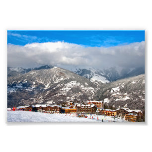 Courchevel Moriond 1650 3 Valleys Französische Alp Fotodruck