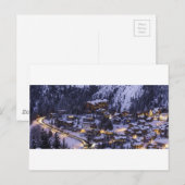 Courchevel Mountain Snow Postkarte (Vorne/Hinten)