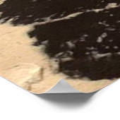 Courchevel Posh Girl Poster (Ecke)