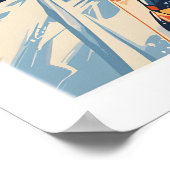 Courchevel Print France 1 Poster (Ecke)