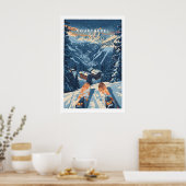 Courchevel Print France 1 Poster (Küche)